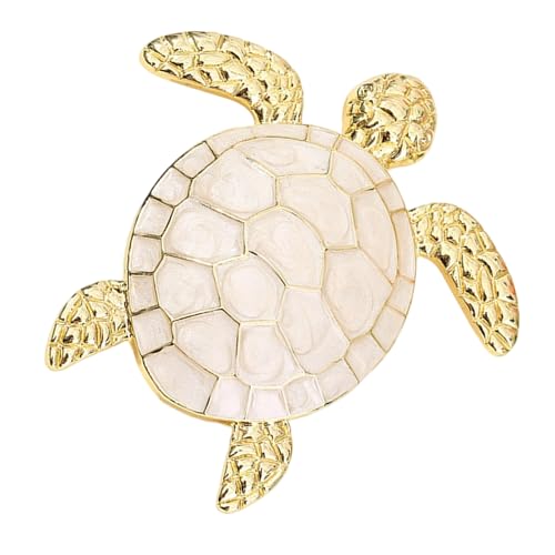 Elegante Schildkröte Brosche Rostbeständiges Finish Mehrzweck Accessoire Brustverzierung Für Formelle Freizeitkleidung Symbolischer Schildkrötenschmuck von SELVFZ