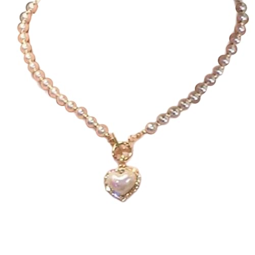 Eleganter Charme Tassels Anhänger Halskette Mit Stabilen Nachahmungperlen Und Legierungsmaterialien Die Für Frauen Damen Legierung Halskette Tragbar Sind von SELVFZ