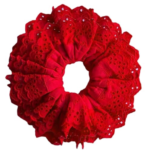 Feste Farbrunzeln Spitzen Haarbindungen Für Mädchen Und Frauen Schüttgut Für Haare Haartschwanz Haarbänder Großes Seil von SELVFZ