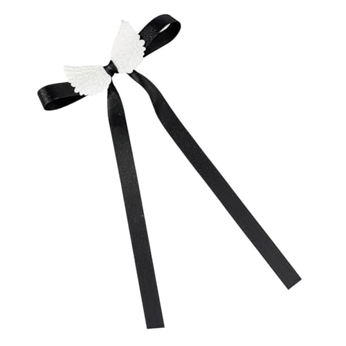 Flache Clip Haarnadelflügel Form Balletcore Kopfbedeckung Bündel Clip Eleganter Bogenknoten Haarclips Foto Requisiten von SELVFZ