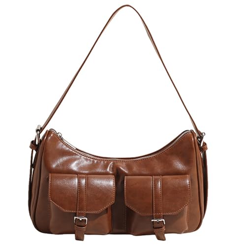 Frauen Achselhöhlen Tasche Multipockets Handtasche Geldbörse All Matching Crossbody Retro Pendeln Koreanische Stile Schulter Koreanische Styles Schulter Für Frauen Multi Pockets Achselhilfe Und von SELVFZ