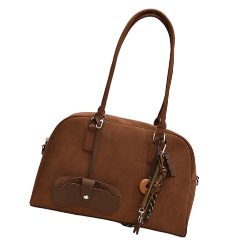 Frauen Bowling Tasche PU Leder Achselstasche Trendige Handtasche Retro Achselhöhle Datierung Großer Kapazität Schulter Frauen Achselhilfe Von Großer Kapazität Handtasche All Matching Schulter Unterarm von SELVFZ
