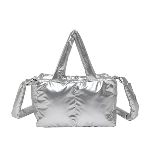 Frauen Gesteppte Umhängetasche Top Tasche Crossbody Puffer Handtasche Große Kapazität Messenger Stilvolle Handtasche Gesteppte Schulter Für Frau Puffer Große Kapazität Crossbody von SELVFZ