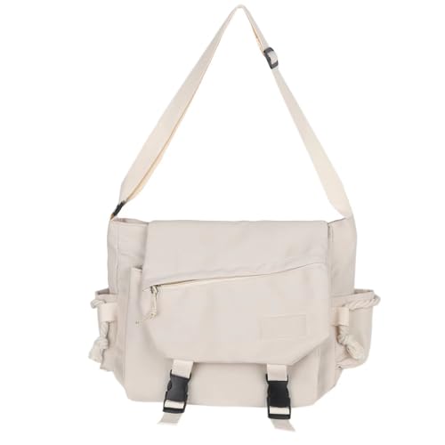 Frauen Männer Koreanische Nylon Crossbody Bag Modes Mody Messengers Tasche Mit Geschnallener Kapazität Schulter Handtasche Messenger von SELVFZ