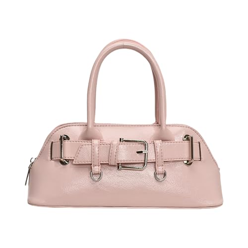 Frauen Schulter Crossbody Tasche Stilvolle Handtasche PU Leder Messenger Tasche Mode Bowling Einkaufsbörsen Stilvolle Crossbody PU Leder Schulter Mode Handtasche von SELVFZ