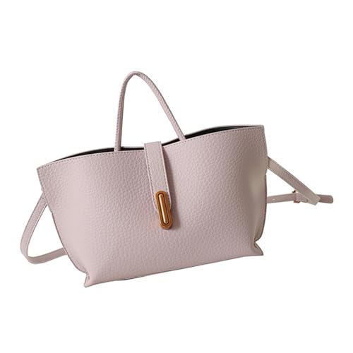 Frauen Umhängetasche Trendige Handtasche Feste Farbschaufel Tasche Einfache Messenger Korean Styles Crossbody Für Tägliche Frauen Koreanische Stile Schulterminderer Farbschürze Eimer von SELVFZ