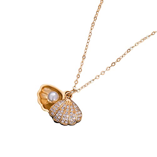 Für Muschelschalenschalen Halskette Gold Minimalist Delicate Schmuck Strand Meda Für Muschelschalenschalen Halskette Gold Minimalist Delicate Schmuck Strand Meda von SELVFZ