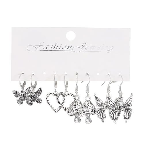 Halloween Themen Ohrringe Mode Schädel Spinnen Schlange Hoop Long Quaste Ohrring Party Schmuck Geschenke Unisex Butterfly Dangle Für Frauen von SELVFZ
