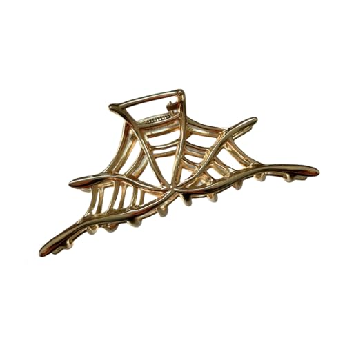 Haltbarkeit Metal Spiders Web Haartuale Halloween Mode Übertriebener Klauenclip Zur Verbesserung Der Party Outfits von SELVFZ