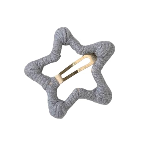 SELVFZ Hollow Stern Barrettes Babys Stern Haare Haare Barrette Haarzubehör Kopfbedeckung Wolle Haarnadel Für Kinder von SELVFZ