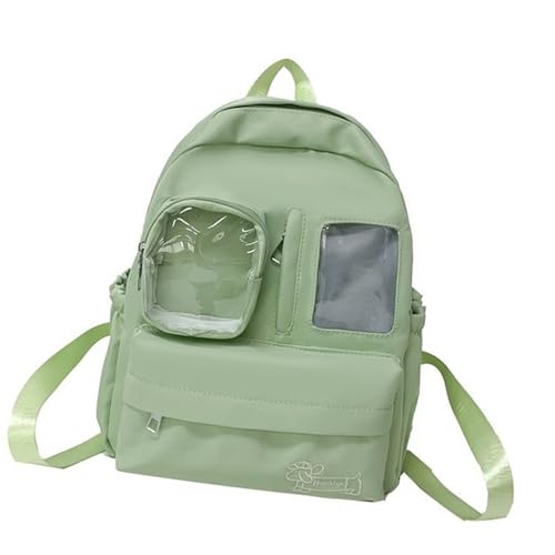 ITabag Rucksack Schöne Pin Display Rucksackhandtaschen Mit Einsätzen Itabag Daypack Reisetaschen Für Frauen Männer Transparente Daypack Reisetaschen von SELVFZ