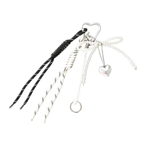 Koreanische Stile Tassels Perlen Bögen Schlüsselbund Multi Funktionstasche Zauber Zubehör Telefon Ornament Bag Anhänger Für Frauen Charme von SELVFZ