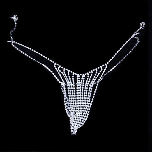 Kristallbauch Taillenkette Für Strasskörperketten Mode Taille G String Kette Unterwäsche Schmuck Schmuck Bauch Für Frauen Set von SELVFZ
