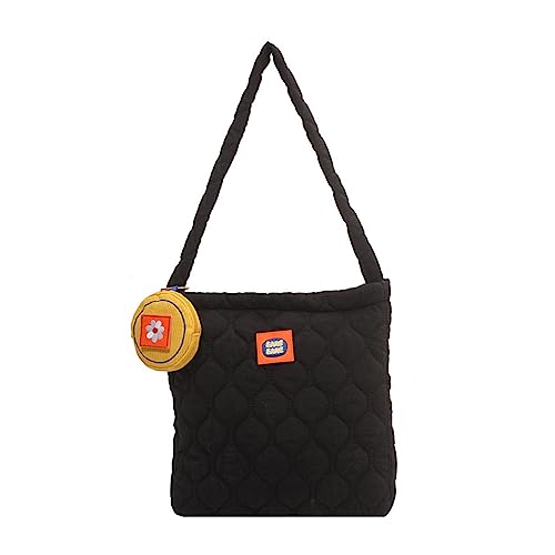 Lässige Handtasche Reisetasche Lady Geldbeutel Umhängetasche Großkapazität Gesteppt Rhombus Muster Tasche Frauen Nylon Einsatz Mehrzweck Umhängetasche von SELVFZ