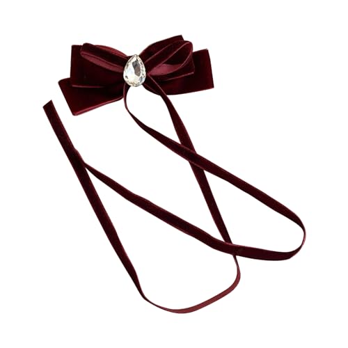 Layered Bowknot Form Haarnadel Für Süße Mädchen Süßer Süßer Stil Charme Haare Barrettes Ästhetik Stoff Haarzubehör von SELVFZ