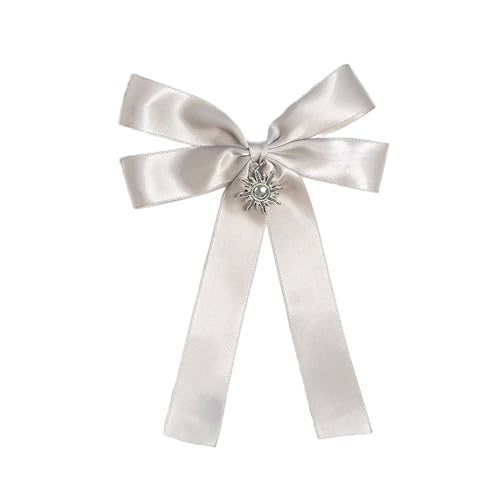 Layered Bowknot Haarclip Mit Sonnenanhänger Ribbon Bowknot Haarnadel Für Frau Mädchen Macht Foto Frühling Picknicks Haare Clip von SELVFZ