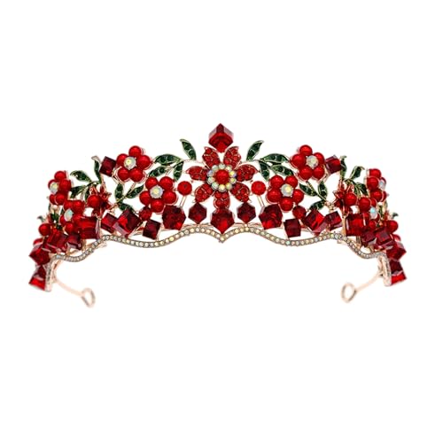 Luxuriöse Strasssteine ​​Blume Kopfstück VERSATILE Strasssteine ​​verkrustete Blumenkopfbedeckungen Für Feierlichkeiten Und Tägliche Abnutzung von SELVFZ