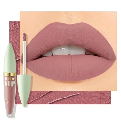 Matter Flüssiger Lippenstift Für Frauen Die Dauerhafte Hochpigmentierte Lippenfarbe Schmudgedes Und Wasserdichte Lipgloss Dauern von SELVFZ