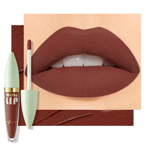 Matter Flüssiger Lippenstift Für Frauen Die Dauerhafte Hochpigmentierte Lippenfarbe Schmudgedes Und Wasserdichte Lipgloss Dauern von SELVFZ
