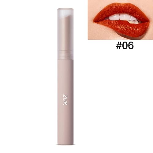 Matter Samt Lippenstift Nicht Stick Tasse Lipglasur Glänzend Wasserdichte Lipgloss Langlebig Kosmetische Werkzeug Für Frauen Mädchen Make Up Lip Gloss von SELVFZ