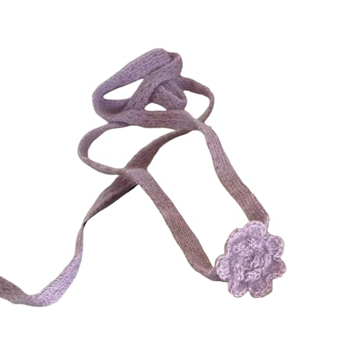 Mehrzweck Exquisites Handgefertigte Blumenhalle Halsschalke Kette Klavikel Hervorheben Band Tragbar Für Modische Weibchen Täglicher Schal von SELVFZ