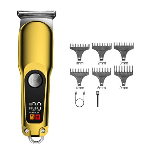 Mode Männer Haare Trimm Set Fashion Frisey Styling Gerät Geeignet Für Vintage Pompadour Looks Mit LCD Display von SELVFZ