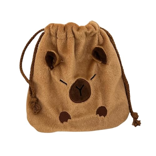 Mode Tierdesigns Kordelstring Tasche Mit Plüschiger Stoffstudententasche Für Fitnessreisen Und Lässigen Gebrauch von SELVFZ
