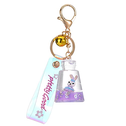Netter Kaninchen Schlüsselschains Auto Für Schlüsselring Hübsches Fluss Sand Anhänger Für Kreatives Neujahr Geburtstag Werge STECALS Nette Keychain Accessoires Für Jugendliche von SELVFZ
