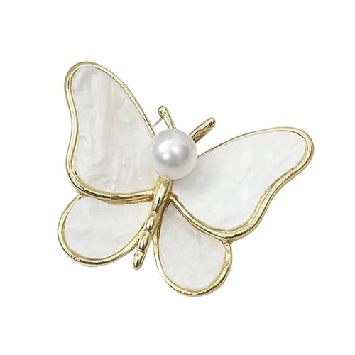 Pearls Shell Butterfly Brosche Robust von SELVFZ