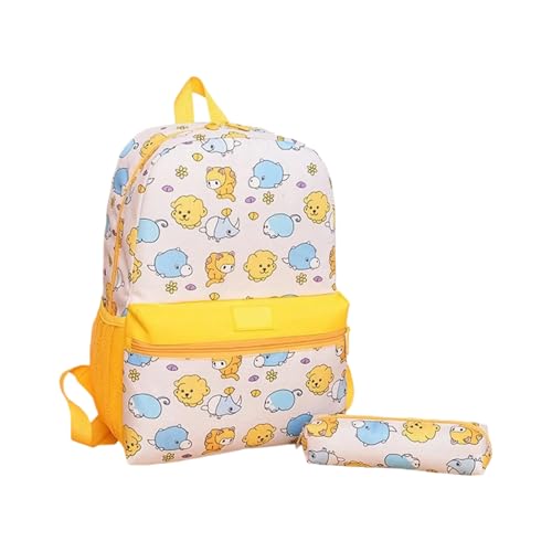 Praktische Kinderschule Mit Stiftbeuteln Set Für Schüler Bequeme Rucksackbuchbeutel Mit Mehreren Taschen Casual Daypack Für Kinder von SELVFZ
