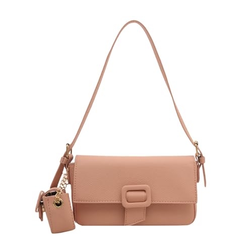 Retro Frauen Umhängetasche PU Lederhandtasche Mit Hängenmodischer Modischer Farbverschwendung Pendelpendeltasche Frauen Achselbeutel Casual Handtasche Retro Schulter PU Leder Unterarm von SELVFZ