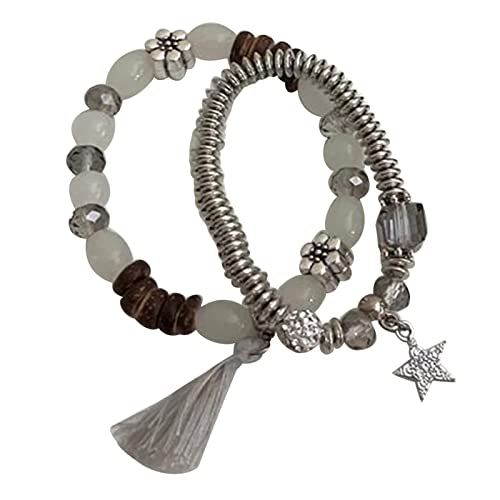 SELVFZ 2 PCs Fashion Star Paar Armbänder Multilayer Bangle Fashion Paar Armband Schmuck Elastic Armband Geburtstagsgeschenk Mehrschichtige Elastische Armbänder Für Mädchen Jungen Teenager SELVFZ 2 PCs Fashion Star Paar Armbänder Multilayer Bangle Fashion Paar Armband Schmuck Elastic Armband Geburtstagsgeschenk Mehrschichtige Elastische Armbänder Für Mädchen Jungen Teenager von SELVFZ