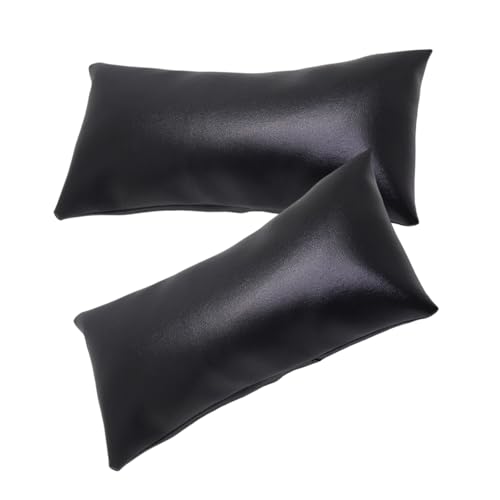 SELVFZ 2 Pack Armreif Kissen Uhren Display Pads Leder Textur Für Uhren Armbänder Schmuck Display Aus Weiches Kratzfestes PU Lederschmuck Kissen von SELVFZ