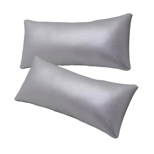 SELVFZ 2 Pack Armreif Kissen Uhren Display Pads Leder Textur Für Uhren Armbänder Schmuck Display Aus Weiches Kratzfestes PU Lederschmuck Kissen von SELVFZ