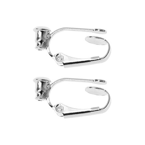 SELVFZ 2 Stück Granmp Clip Ohrring Erkenntnisse Für Schmuck Die Clip Ohrringen Für Basteln Für Dangle Easy Open Close Japanisch Machen von SELVFZ