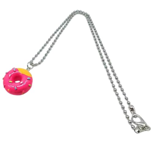 SELVFZ Acryl Anhänger Halskette Lustige Halshöhe Mode Schmuck Schlüsselbein Kette Metallperlenkette Charm Halskette von SELVFZ