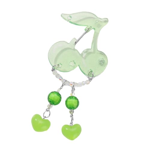 SELVFZ Acrylkirschen Form Carabiner Multifunktional Rucksack Anhänger Schlüsselbeutel Charms Accessoires Für Frauen Girls Geschenke Outdoor Keyring Haken von SELVFZ