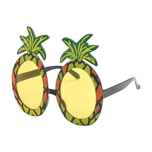 SELVFZ Ananas Sonnenbrille Sonne Blocking Für Musikfest Der Pool Musikfestes Urlaub Auf Erwachsene Teenager Ananas Sonnenbrille von SELVFZ