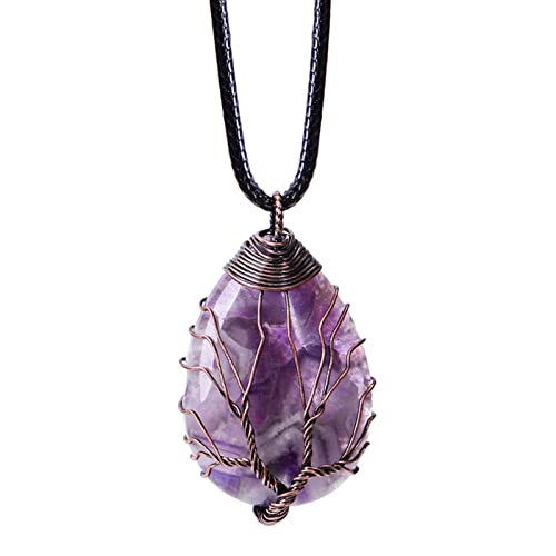 SELVFZ Anhänger Halskette Wassertropfen Form Stein Halskette Frauen Halskette Kristall Stein Schmuck Geschenk Für Frauen Mädchen Mädchen SELVFZ Anhänger Halskette Wassertropfen Form Stein Halskette Frauen Halskette Kristall Stein Schmuck Geschenk Für Frauen Mädchen Mädchen von SELVFZ