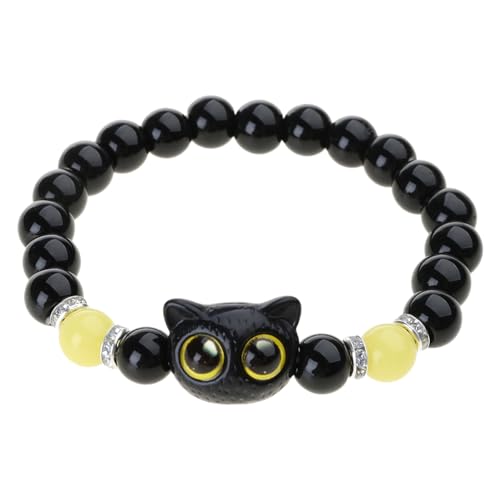 SELVFZ Auffällige Perlen Armband Luminöse Katzenarmbänder Handkettenharz Handwerkskunst Mode Schmuck Accessoire Für Täglich SELVFZ Auffällige Perlen Armband Luminöse Katzenarmbänder Handkettenharz Handwerkskunst Mode Schmuck Accessoire Für Täglich von SELVFZ