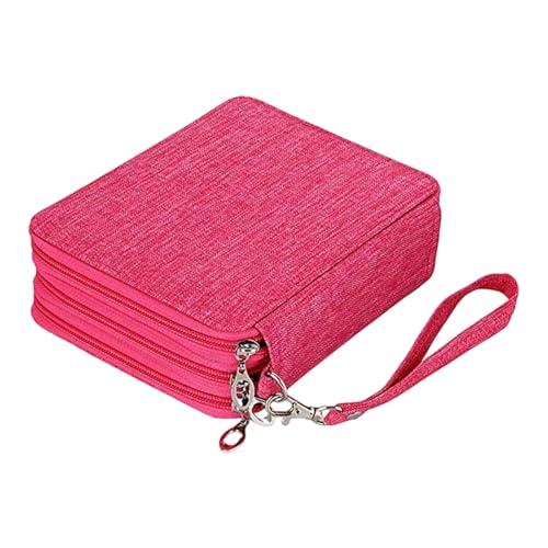 SELVFZ Bleistiftbeutel Bleistift Organizer Farbige Bleistifte Aufbewahrungstasche Stifthalter Schulmaterial Für Mädchen Jungen Erwachsene Farbstifte Aufbewahrung Großer Kapazität Stiftkoffer von SELVFZ