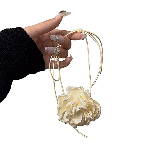 SELVFZ Blumenkragen Choker Stoff Halsketten Künstliche Blumenhäuer Stoffmaterial Stoff Accessoires Für Frauen Mädchen von SELVFZ