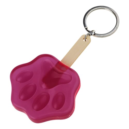 SELVFZ Cartoon Klauenschlüsselkette Niedliche Klauenbeutel Anhänger Harzmaterial Klaue Keyrings Perfekt Für Autoschlüssel Rucksäcke Und Projekte Klauenbeutel Anhänger von SELVFZ