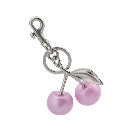 SELVFZ Cherries Harzlegierung Schlüsselbund Handgefertigtes Obstcharme Für Taschen Und Schlüssel Fashion Handtasche Accessoires Jüdy Für Brieftaschenstile Geldbeutel Accessoire von SELVFZ