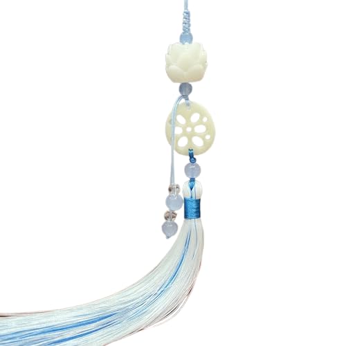 SELVFZ Chinesische Quasten Anhänger Retro Taille Anhänger Mit Nachahmung Lotuses Jade Schmuck Für Partys Kleidungszubehör SELVFZ Chinesische Quasten Anhänger Retro Taille Anhänger Mit Nachahmung Lotuses Jade Schmuck Für Partys Kleidungszubehör von SELVFZ