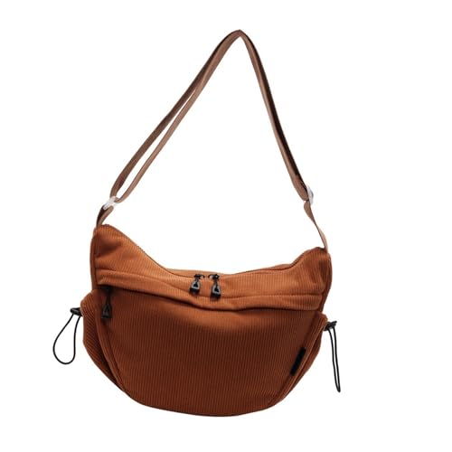 SELVFZ Crescents Crossbody Bags Für Frauen Mädchen Cord Multi Taschenschlollen Tasche Geräumige Hobos Slouchy Dumpling Geschenk Frauenschleuder Crossbody Large Schultereinkauf Hobos von SELVFZ