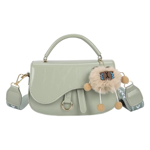 SELVFZ Crossbody Bag Compact PU Konstruktion Abnehmbar Dekorative Accessoire Umhängetaschen Praktische Outfit Enhancer Trendy Abnehmbarer Charm Crossbody Geldbeutel von SELVFZ