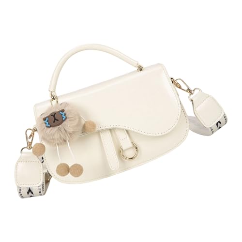 SELVFZ Crossbody Bag Compact PU Konstruktion Abnehmbar Dekorative Accessoire Umhängetaschen Praktische Outfit Enhancer Trendy Abnehmbarer Charm Crossbody Geldbeutel von SELVFZ