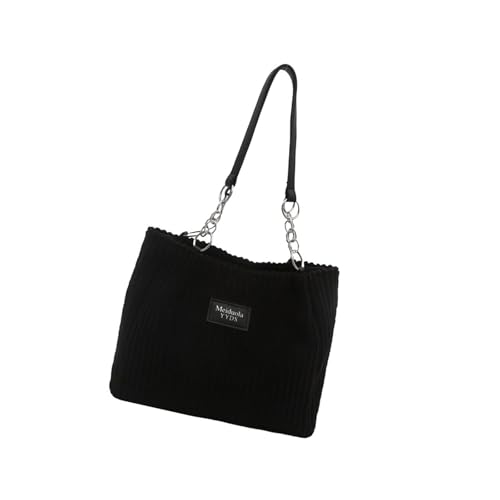 SELVFZ Damen Cord Unterarmtasche Mode Umhängetasche Große Kapazität Handtasche Für Tägliche Einkäufe Und Freizeitausflüge Modkäufer von SELVFZ