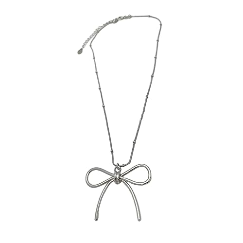 SELVFZ Delicate Bowknot Anhänger Halskette Für Frauen Sommerpullover Chokers Temperament Schlüsselbeinkette Handgemachte Schmuck Geschenk SELVFZ Delicate Bowknot Anhänger Halskette Für Frauen Sommerpullover Chokers Temperament Schlüsselbeinkette Handgemachte Schmuck Geschenk von SELVFZ